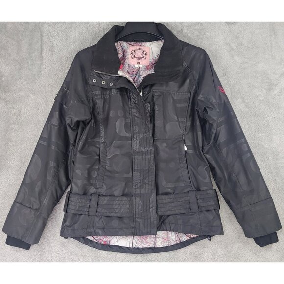Five Fifty Five Jackets & Blazers - Five Fifty Five Jacket Womens Medium Black Retro Full Zip Long Sleeve Coat